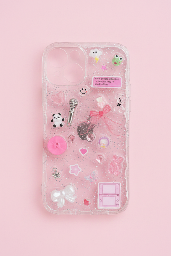 Y2K Pink Case - Baby Pink Background